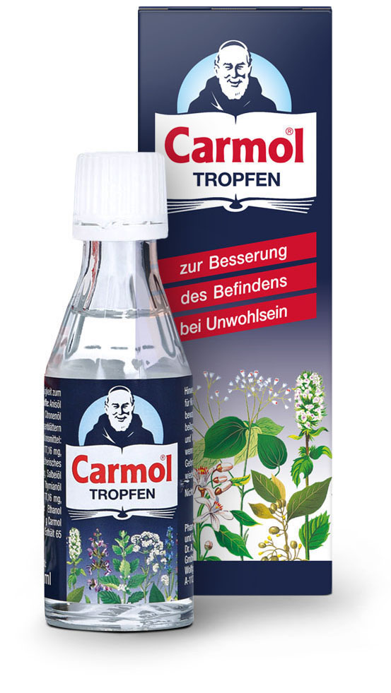 Carmol, Tropfen, Äußerlich, Carmol Tropfen, Homöopathie,              Schuck GmbH, Carmol Tropfen, Carmol Pastillen, Apotheke, Heilpflanzen, Schulter und Nackengel, Muskelcreme, Heilpraktiker